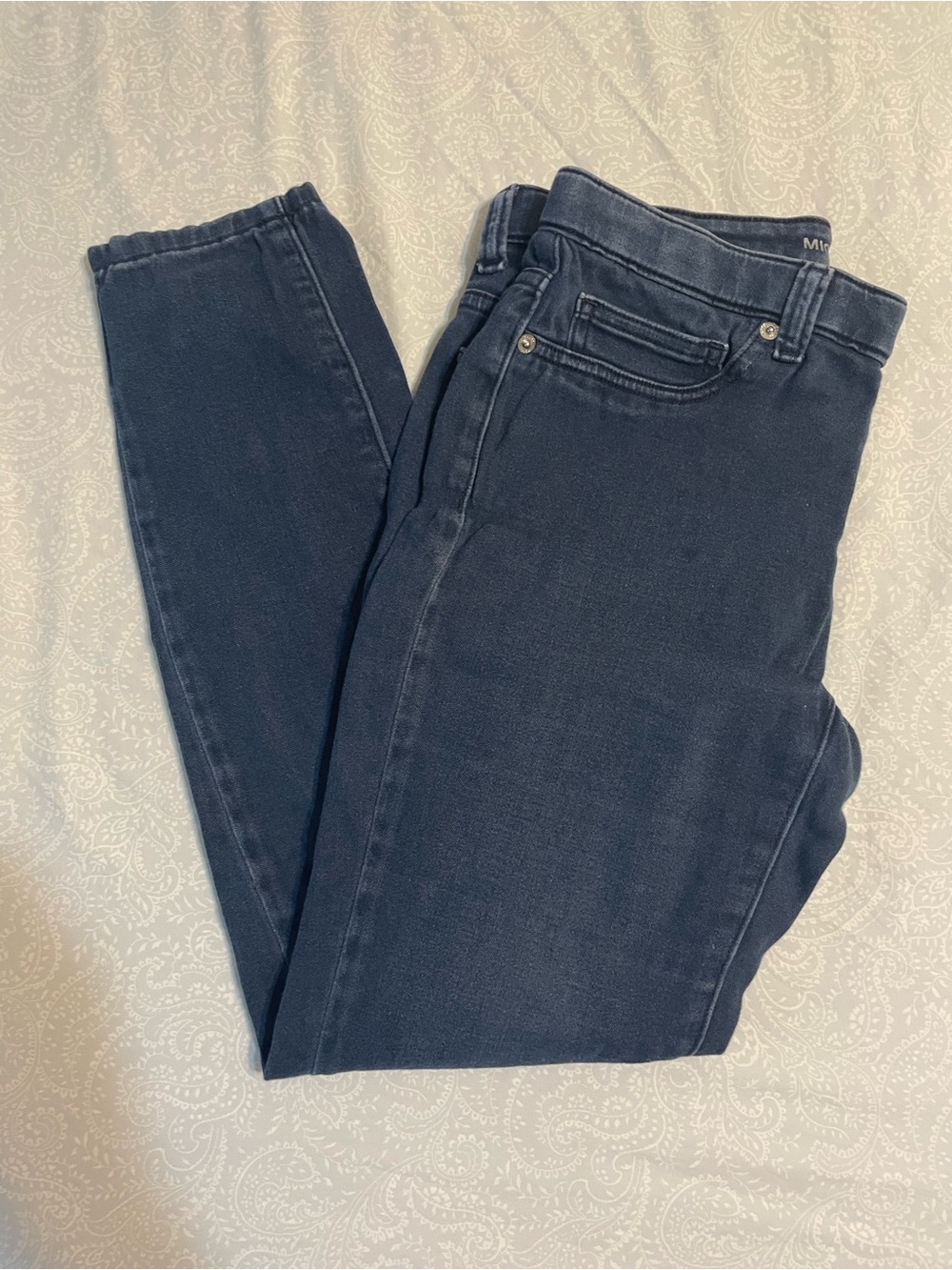 Michael Kors Womens Blue Jeans Size 6 Cropped Skinny Cut‎ Denim